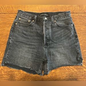 Denim Forum - Yoko Mid Thigh Short - Black